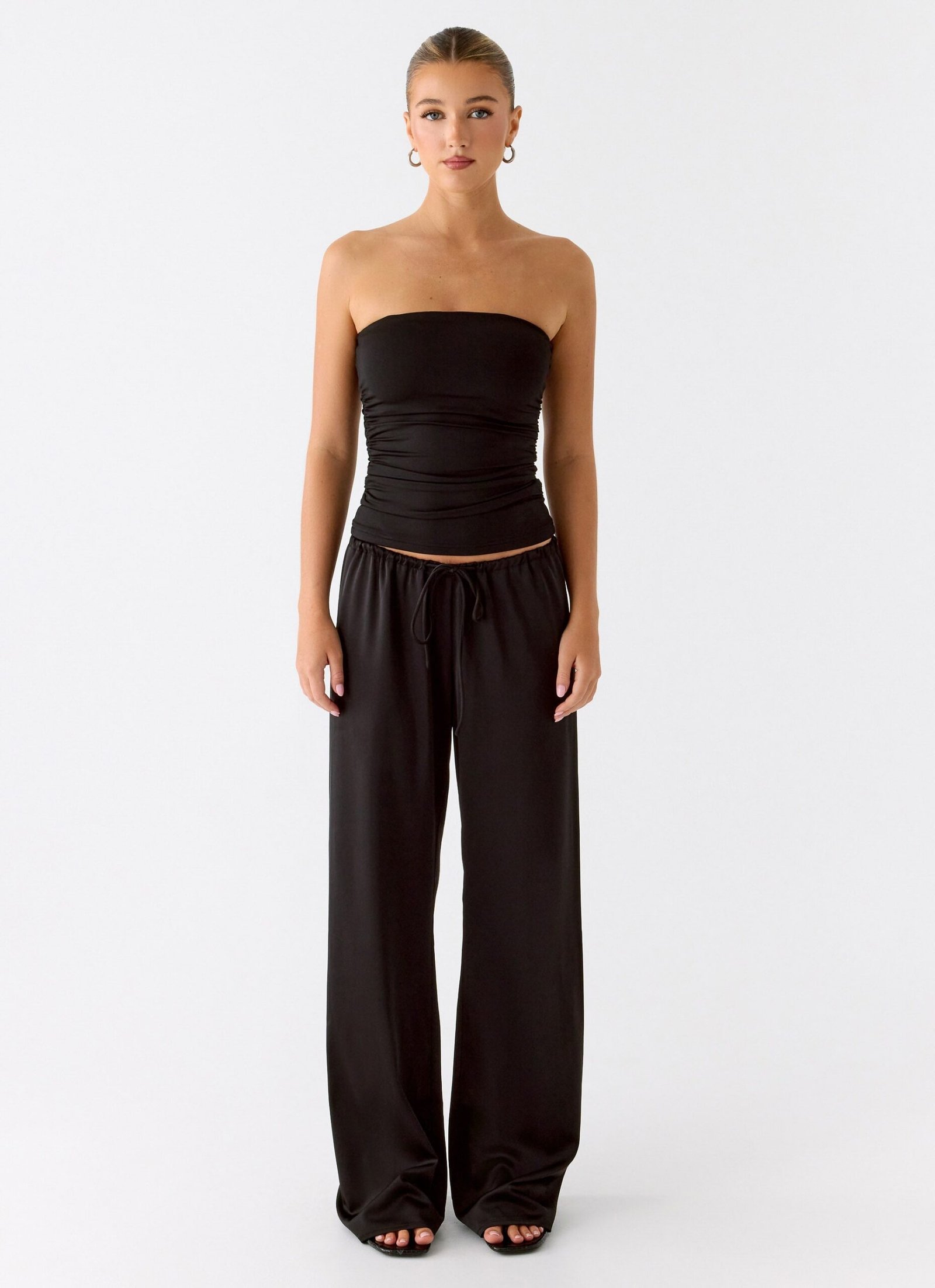 Deacon Low Rise Pants - Black - Image 2
