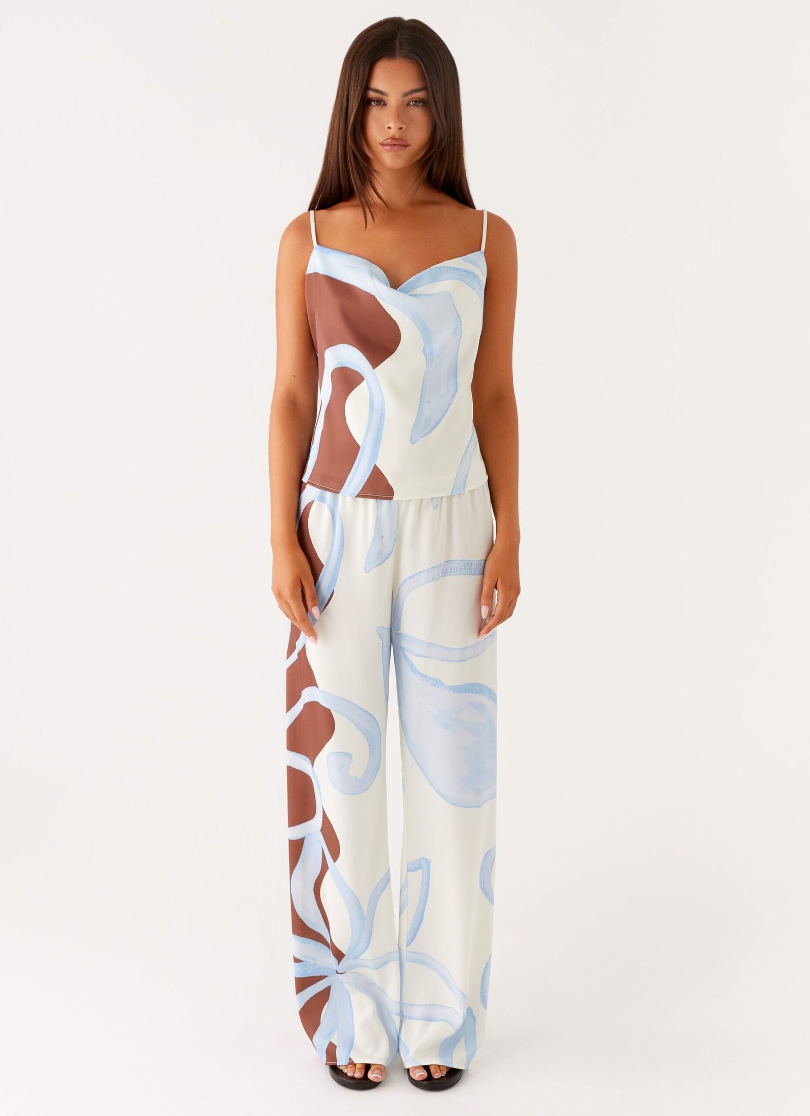 Deacon Low Rise Pants - Bloom Wave Print - Image 6
