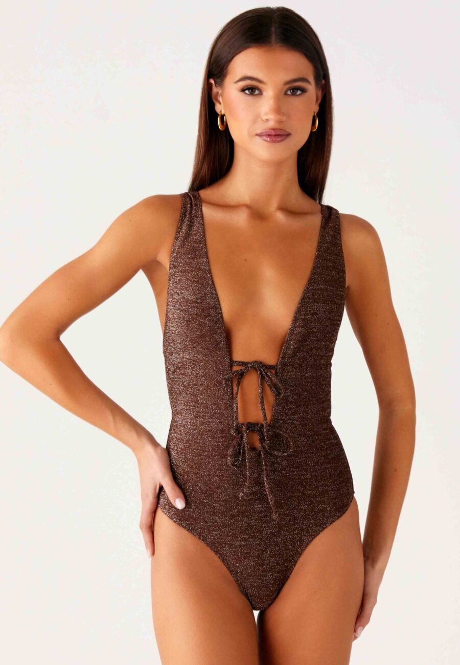 Drifter One Piece Swimsuit - Chocolate