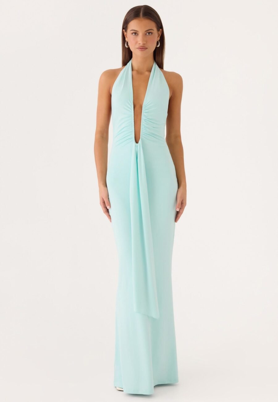 Emiliana Maxi Dress - Aqua