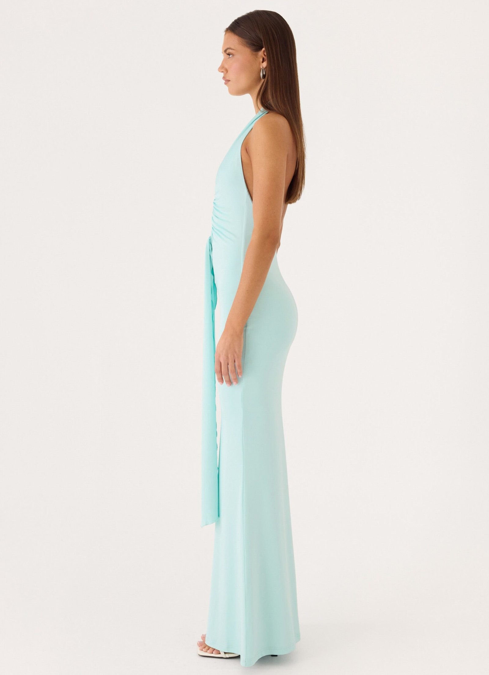 Emiliana Maxi Dress - Aqua - Image 3