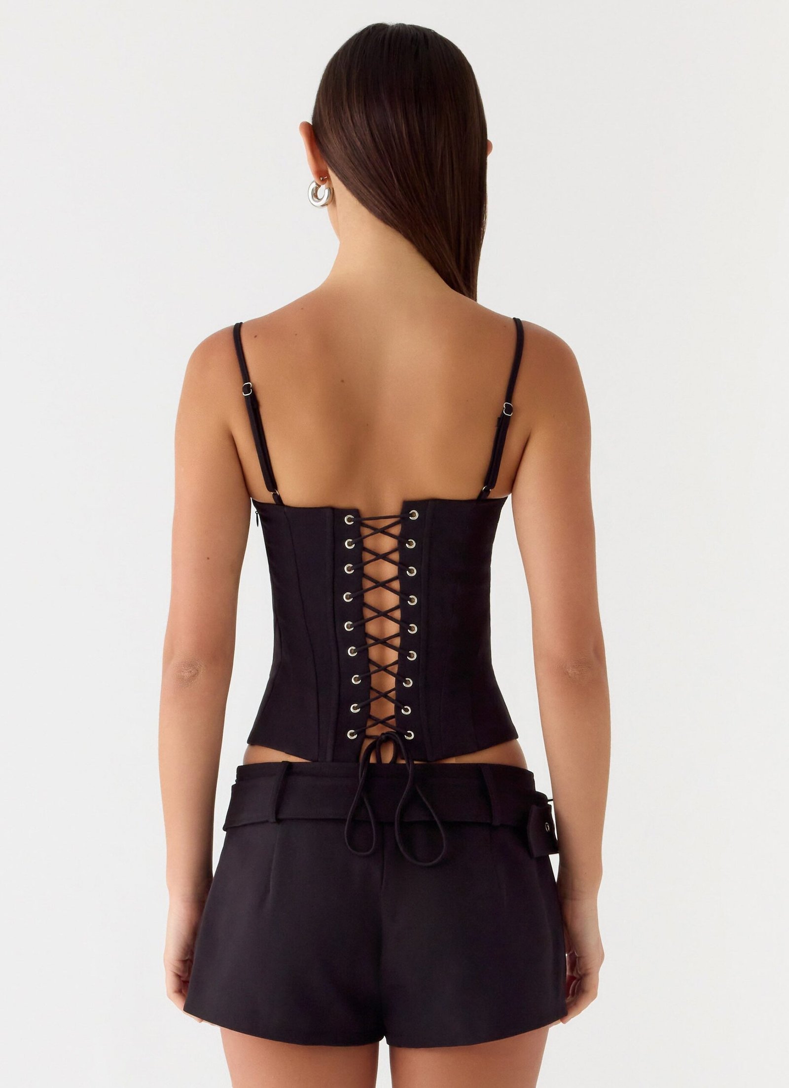 Favourite Moment Belt Mini Shorts - Black - Image 4
