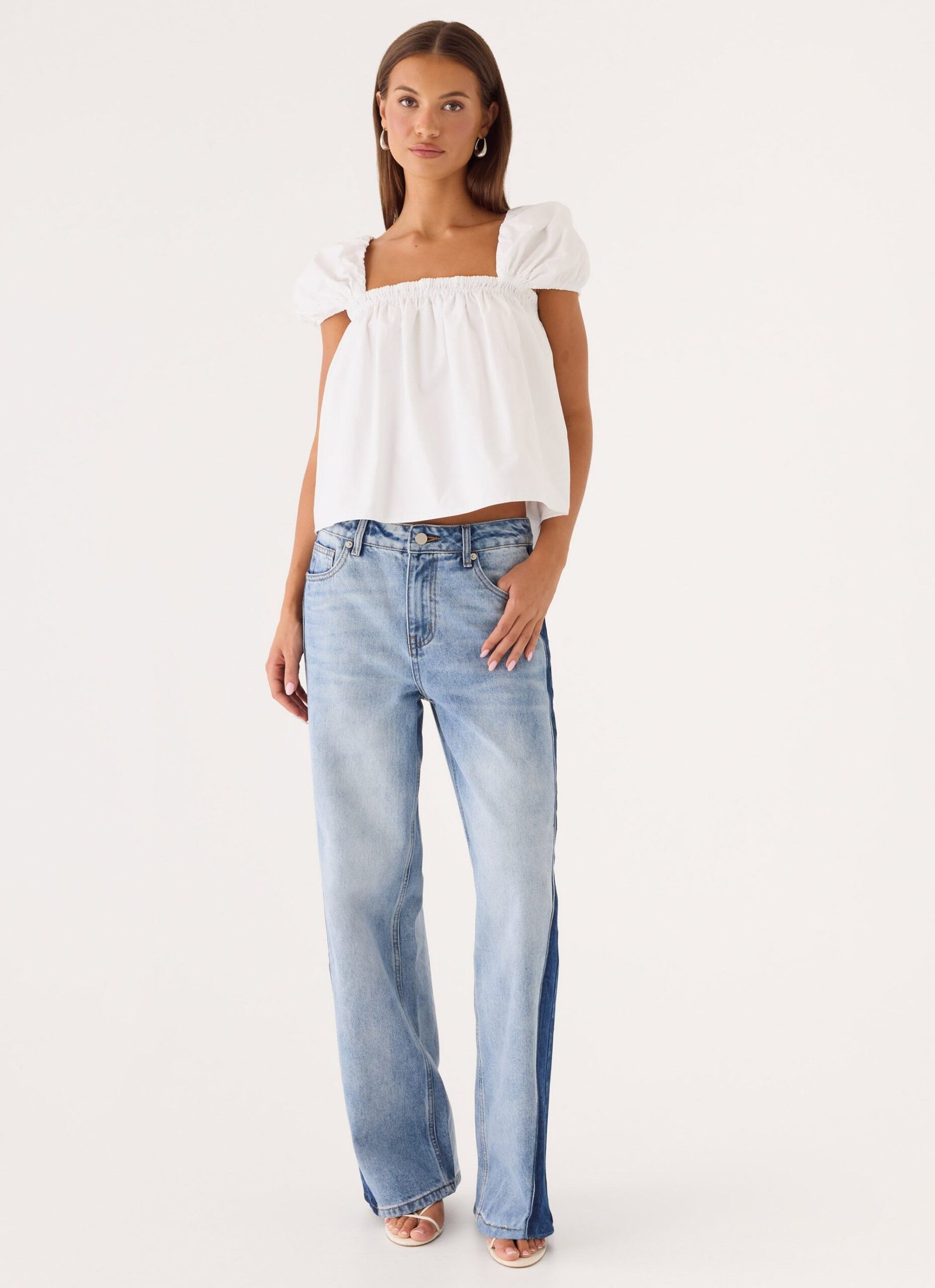 Lawrence Denim Jeans - Washed Blue - Image 2