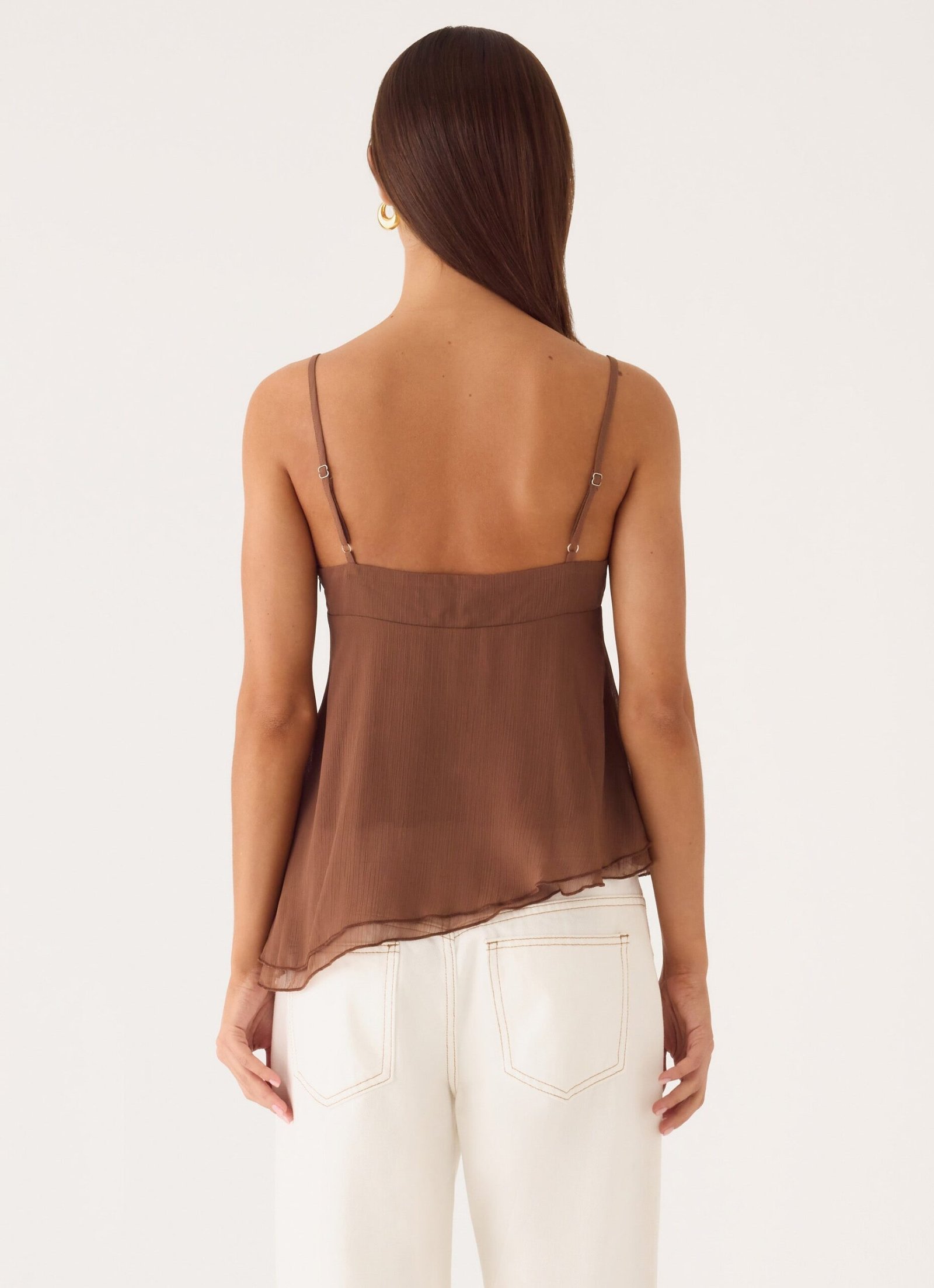 Lurbua Cami Top - Chocolate - Image 2