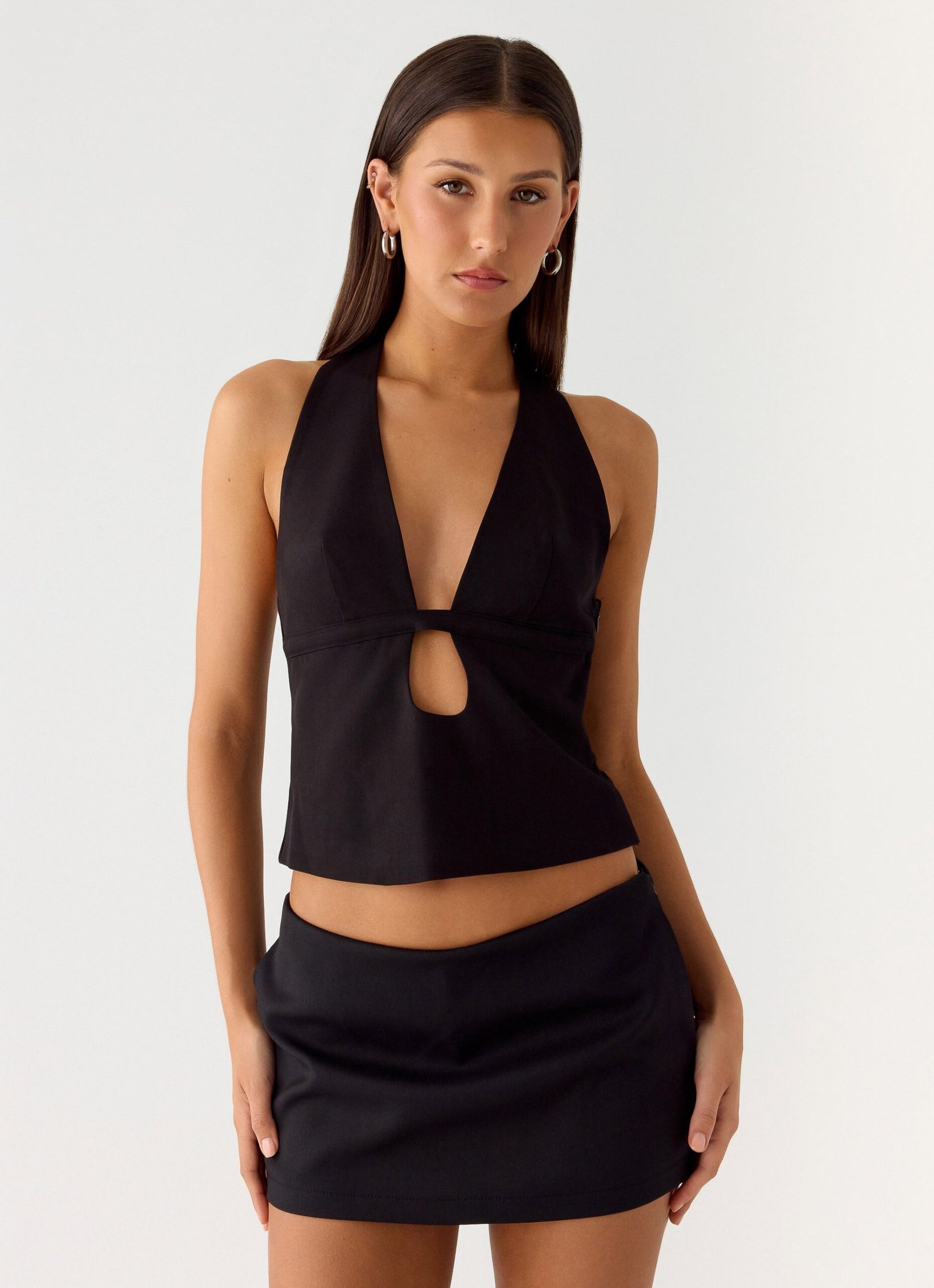Mirna Micro Skort - Black - Image 4