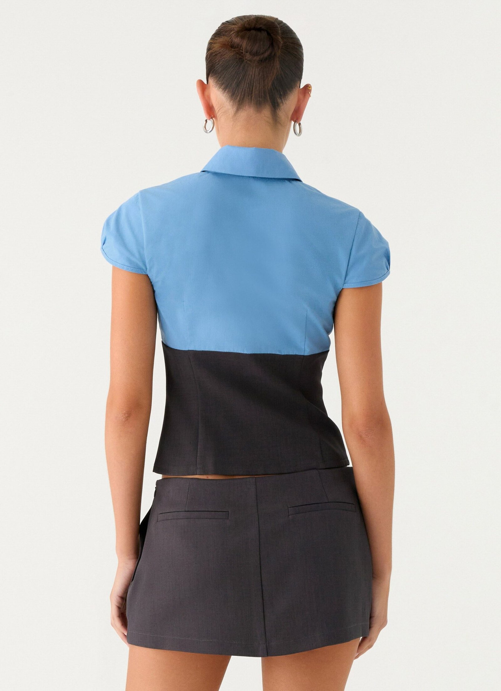 Mirna Micro Skort - Charcoal - Image 4