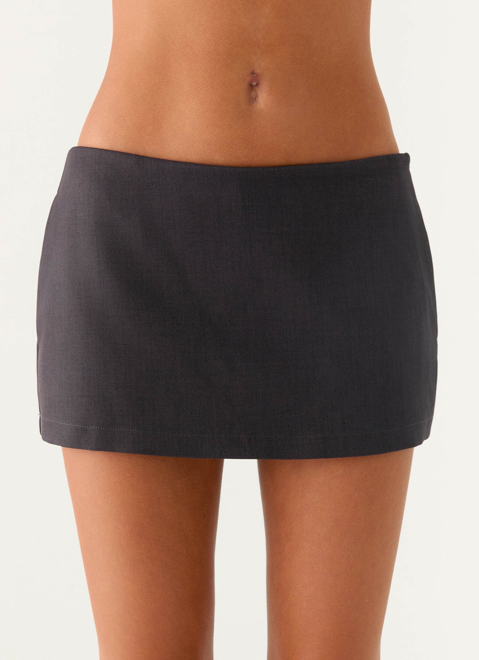 Mirna Micro Skort - Charcoal - Image 6