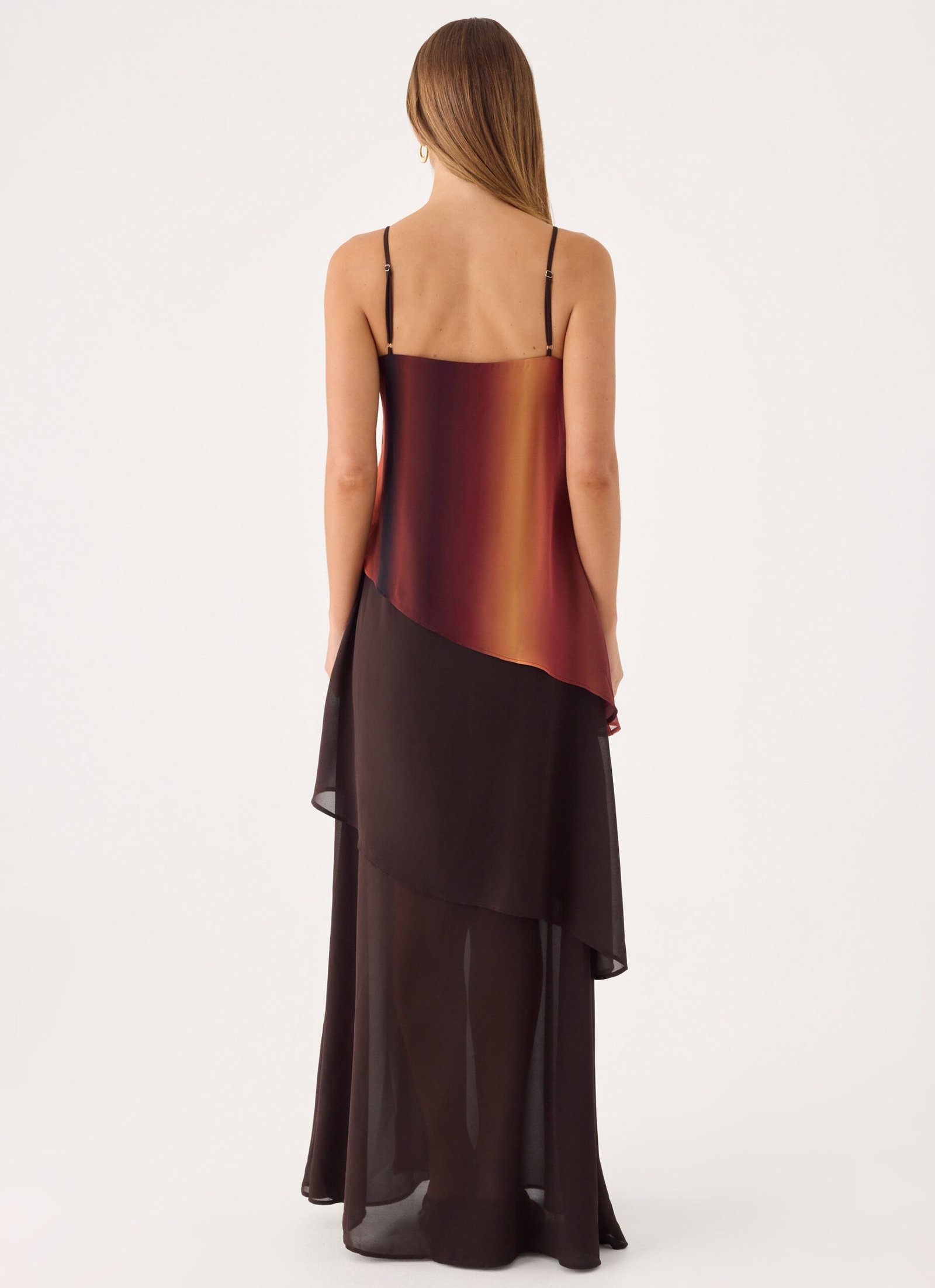 Ruesella Maxi Dress - Brown - Image 3