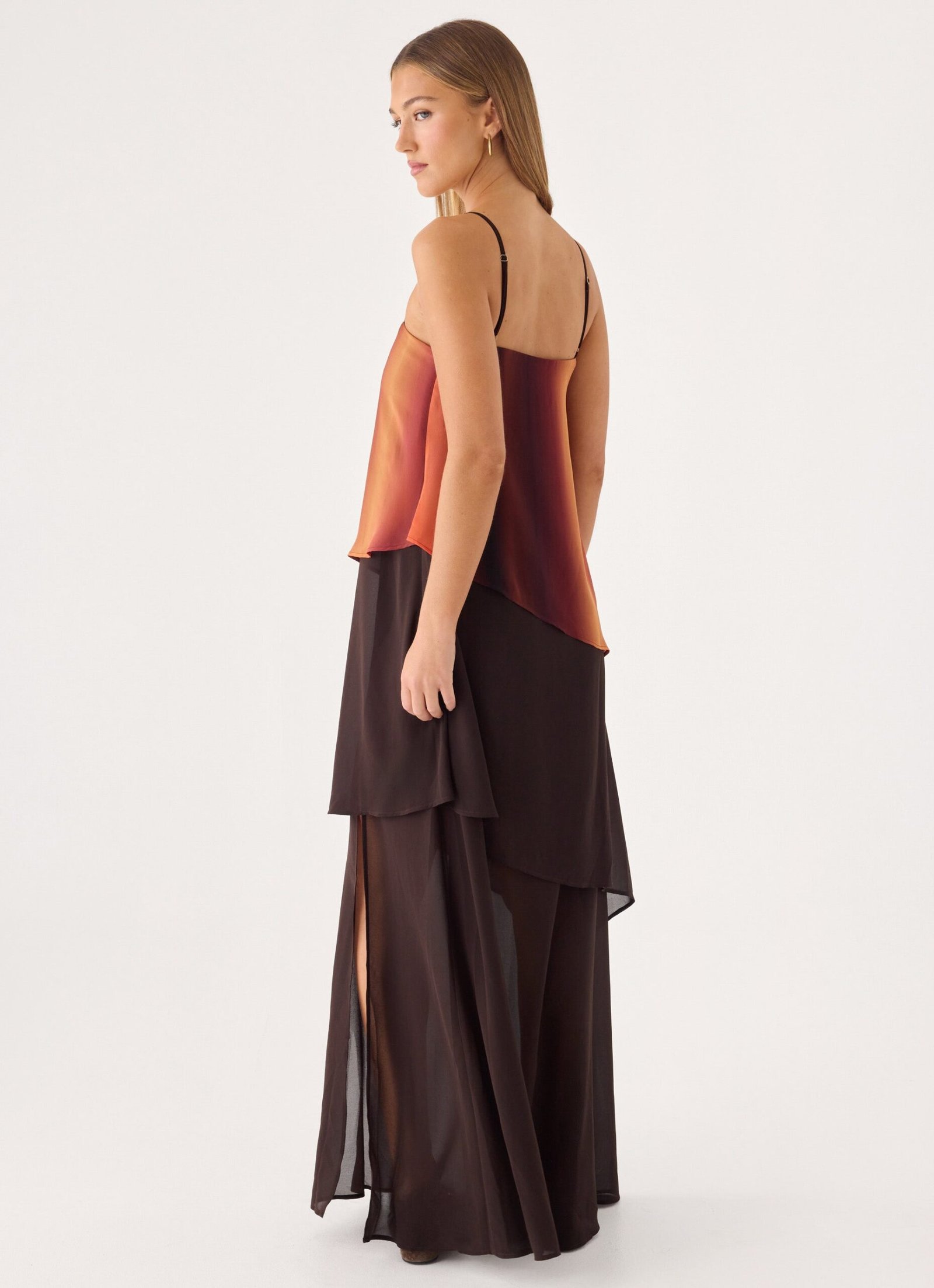 Ruesella Maxi Dress - Brown - Image 2