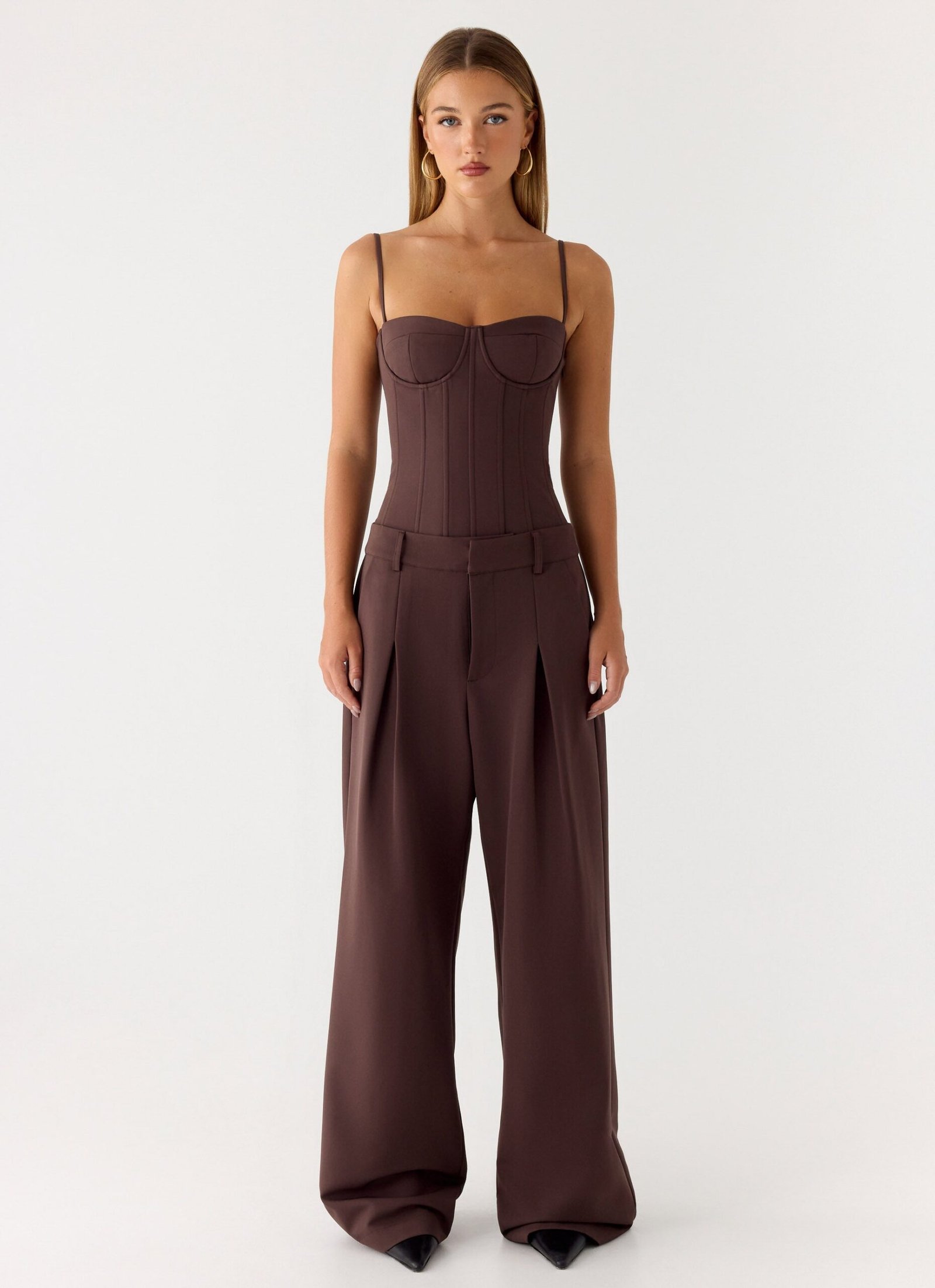 Sora Low Rise Pant - Dark Chocolate - Image 6