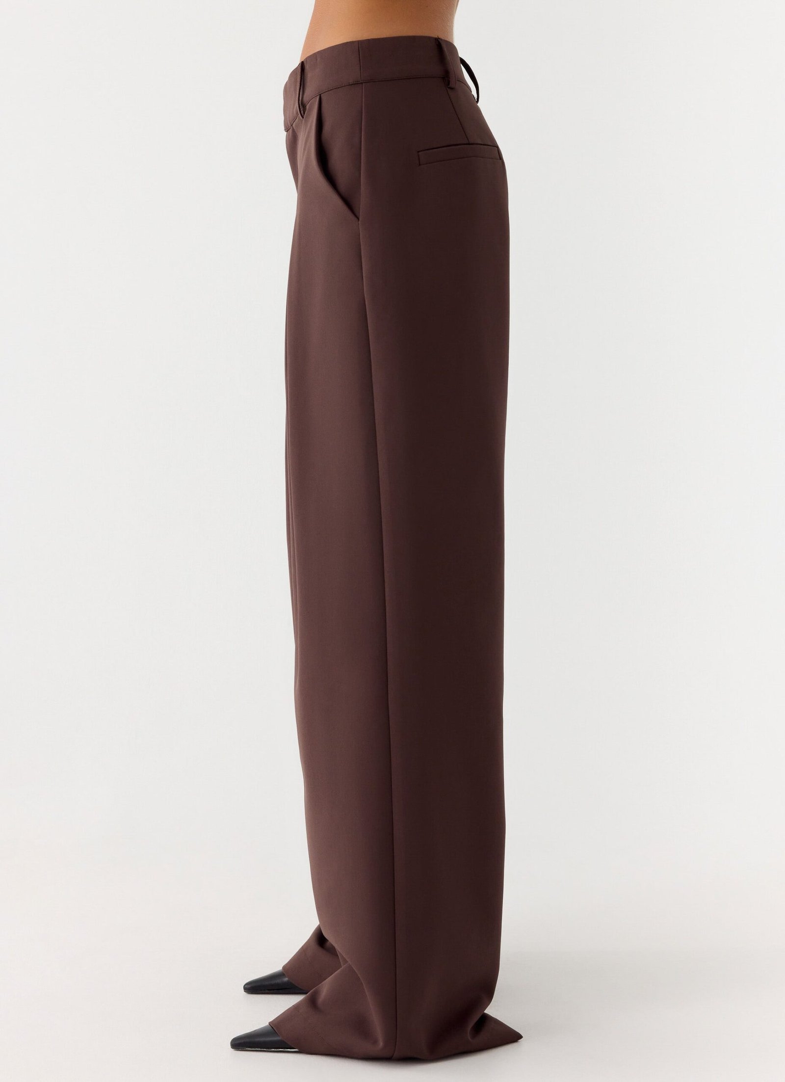 Sora Low Rise Pant - Dark Chocolate - Image 3
