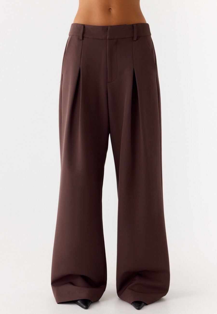 Sora Low Rise Pant - Dark Chocolate