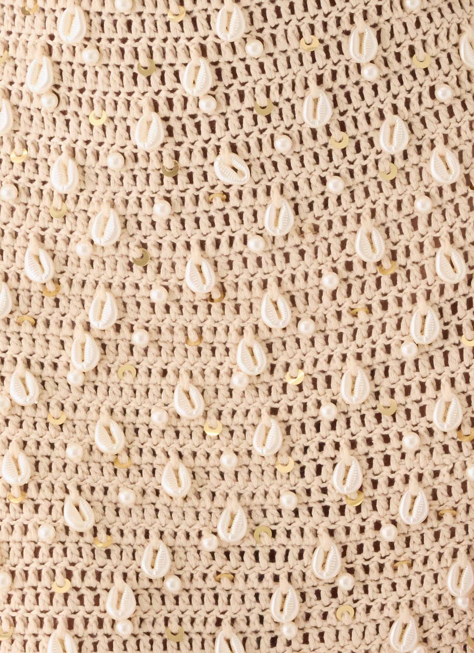 Sylvara Crochet Mini Dress - Ivory - Image 6